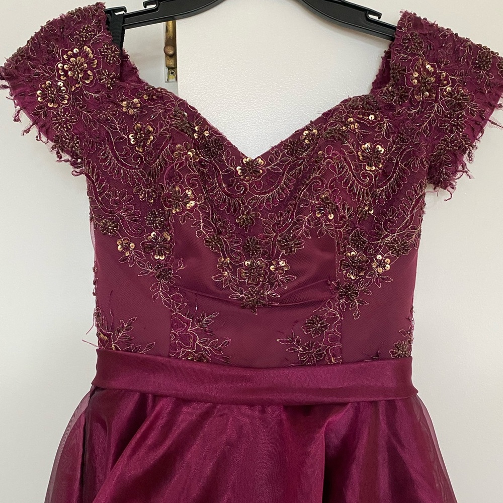 Handmade Prom Dress💜❤️ - Picture 5 of 9